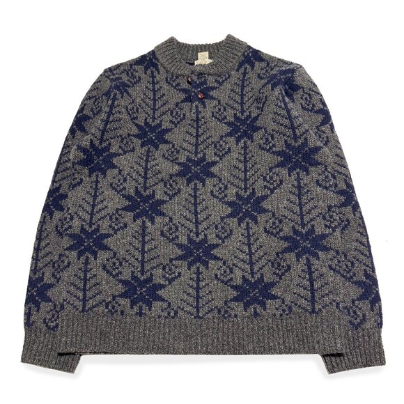 Secondhand L.L. Bean, Wool Snowflake Sweater - Picture 1 of 5